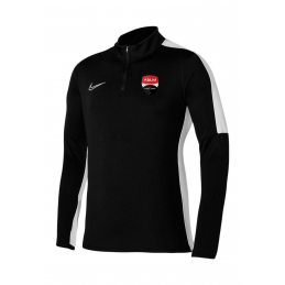 SWEAT 1/4 ZIP ADULTE NOIR