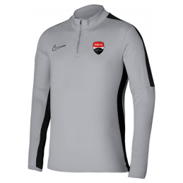 SWEAT 1/4 ZIP ADULTE GRIS