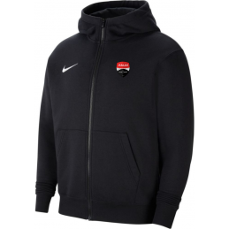 PULL ZIP ENFANT NOIR